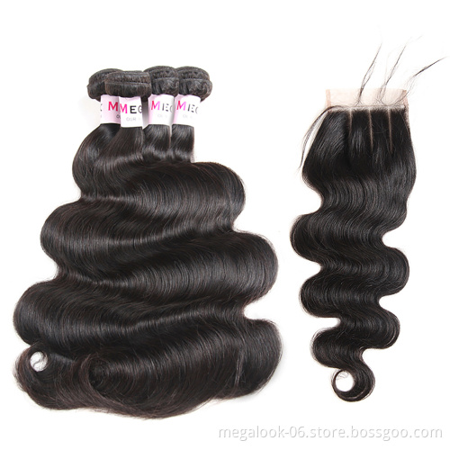 Megalook Raw Burmese Hair Unprocessed Mink Curly Burmese Raw Hair, Wholesale Raw Burmese Hair